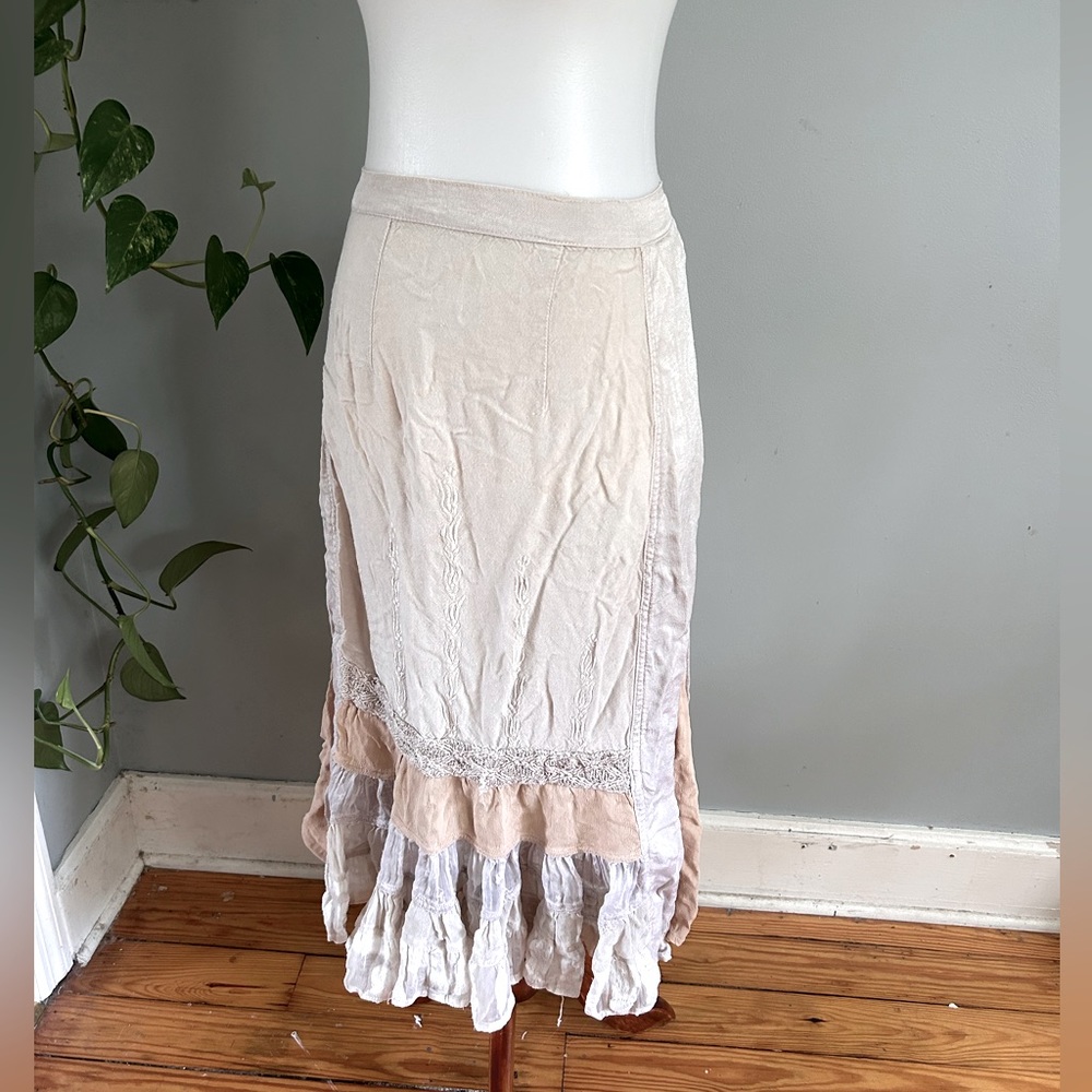 Cottagecore Cream Renaissance Skirt